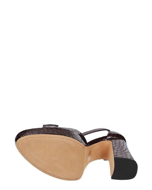 Alexandre Birman Black Ankle Strap Platform Sandals