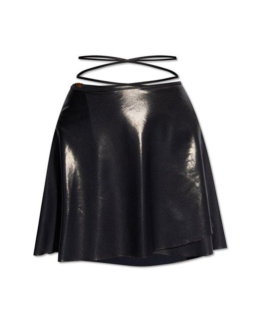 Versace Black Beach Skirt,
