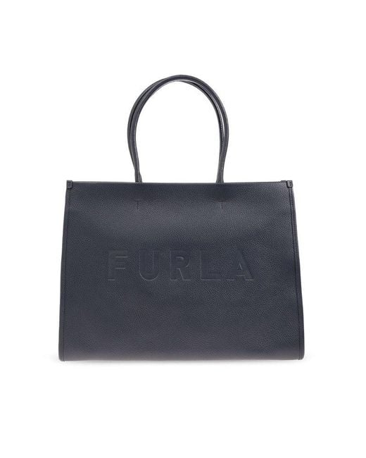 Furla Blue 'opportunity Large' Shopper Bag,