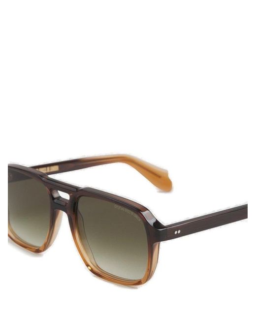 Cutler & Gross Gray Aviator Frame Sunglasses for men