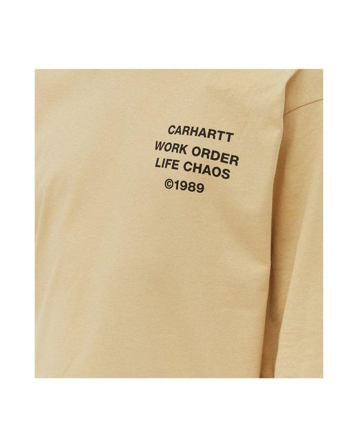 Carhartt Natural Reverse Hammer Crewneck Sweatshirt for men