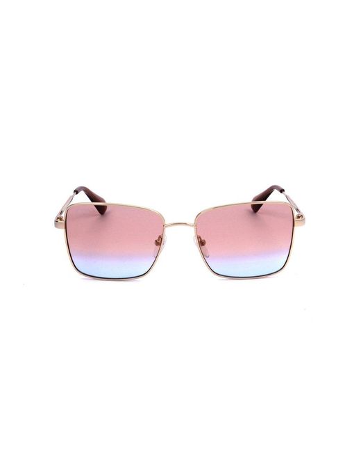 MAX&Co. Pink Rectangular Frame Sunglasses