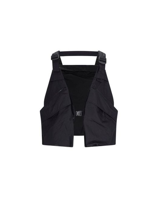 Lemaire Blue Double Layered High-low Hem Gilet for men
