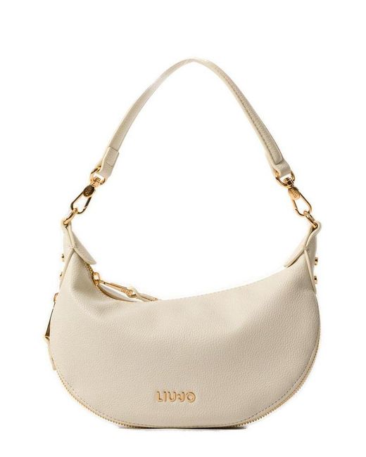 Liu Jo Natural Top Zipped Shoulder Bag
