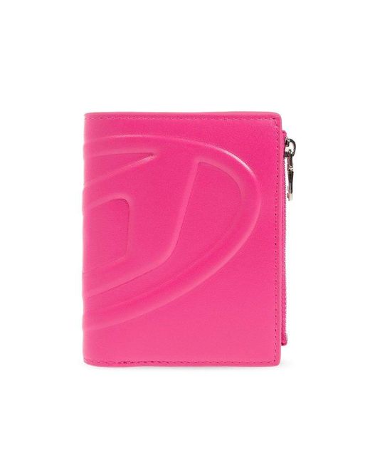 DIESEL Pink Wallet With Logo