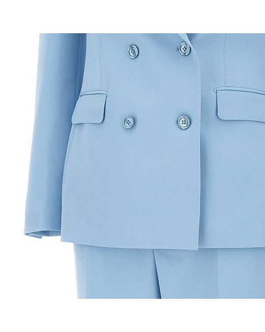 Tagliatore Blue Double-Breasted Tailored Suit