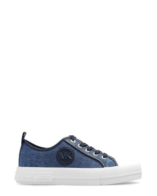 MICHAEL Michael Kors Evy Low top Sneakers in Blue Lyst UK