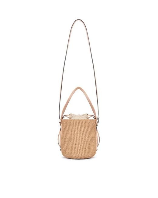 Chloé White Horse Medal Small Bucket Bag