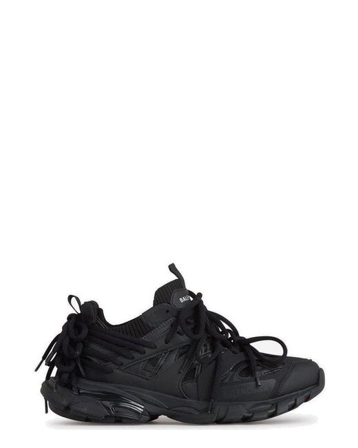 Balenciaga Black Track Lace-up Sneakers for men