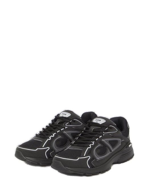 Dior Black B30 Lace-up Sneakers for men