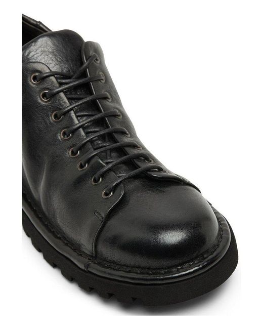 Marsèll Black Pallottola Pomice Derby Shoes
