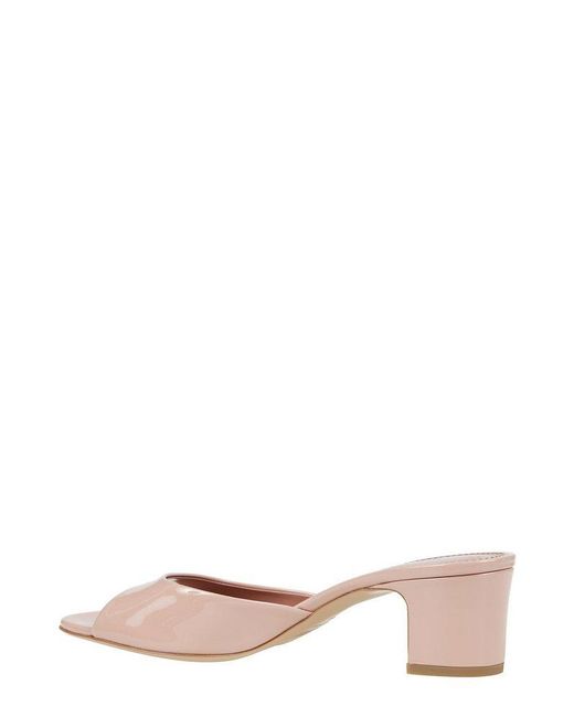 Paris Texas Pink Lara Slip-On Mules