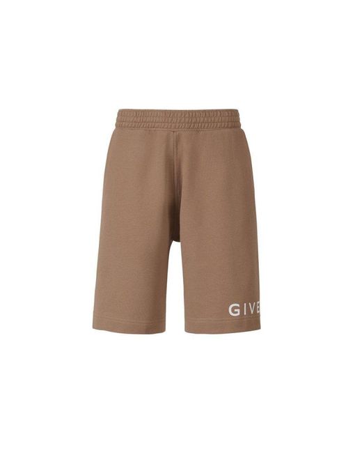 Givenchy Natural Logo Printed Bermuda Shorts for men