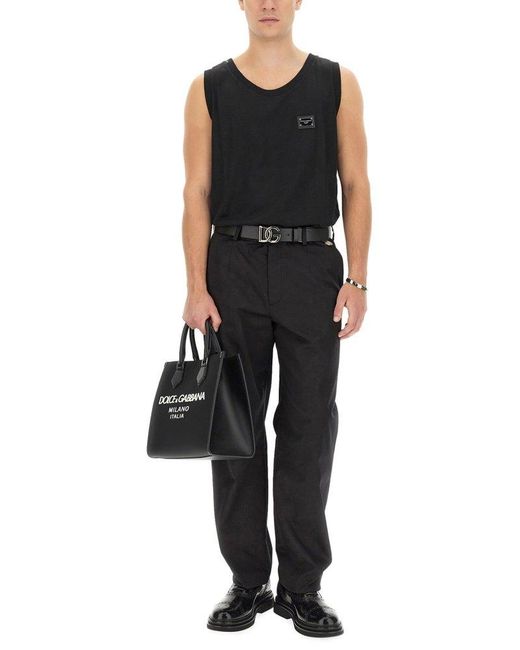 Dolce & Gabbana Black Camisole Cart for men