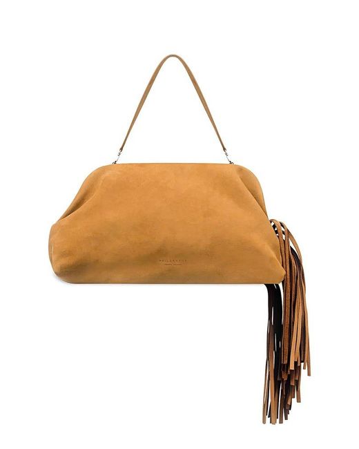 Philosophy Di Lorenzo Serafini Brown Fringe Clutch