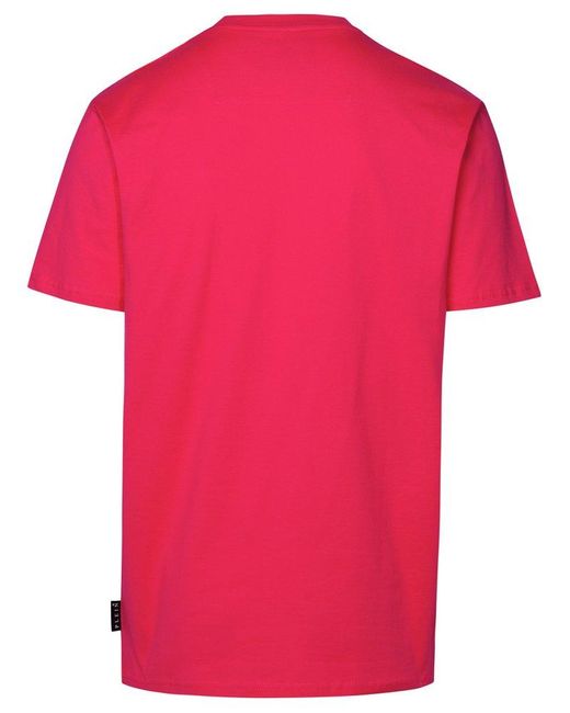 Philipp Plein Pink Fuchsia Cotton T-shirt for men