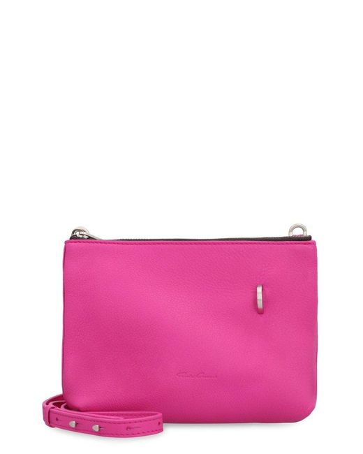 Rick Owens Purple Adri Mini Shoulder Bag