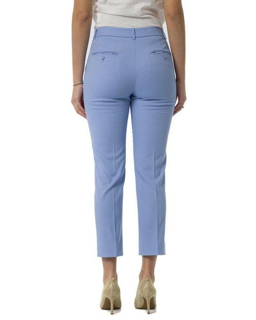Weekend by Maxmara Blue Vite Cropped Pants