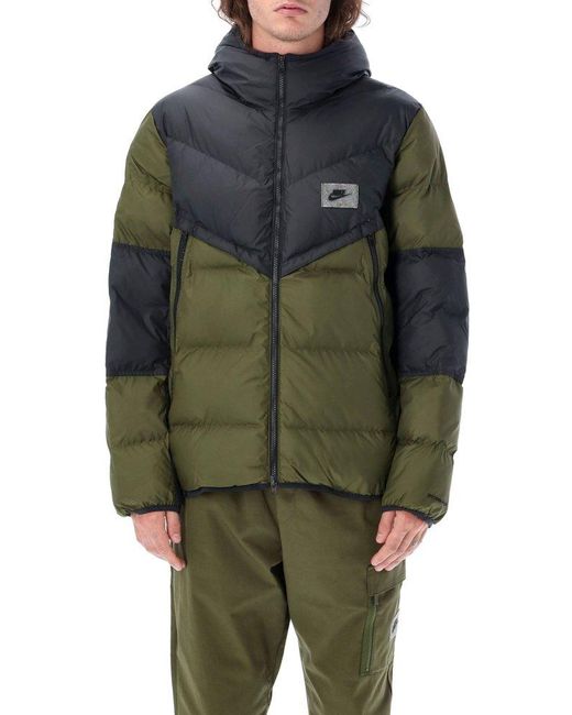 Nike Synthetic Sportswear Stormfit Windrunner Jacket in Green for Men