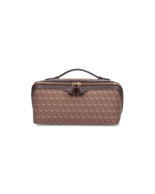 Anya Hindmarch Brown Pack Away Pouch