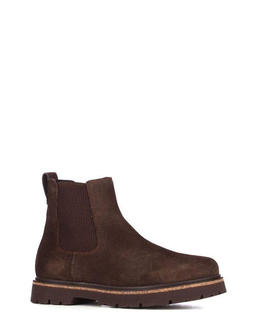 Birkenstock Brown Highwood Round-Toe Ankle Boots