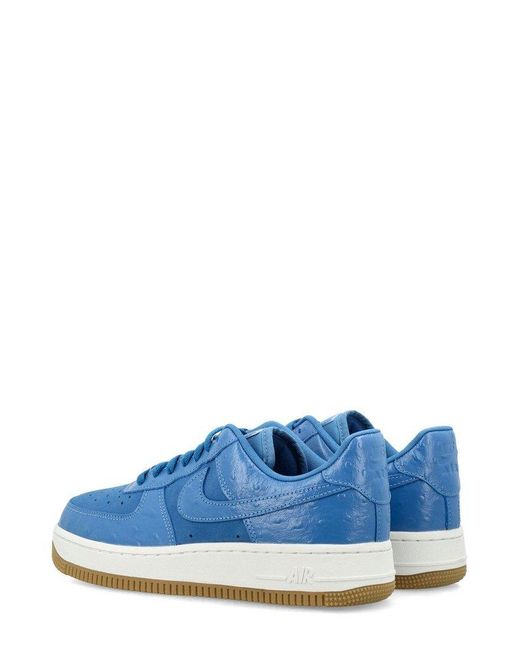Nike Blue Air Force 1 '07 Lx Panelled Lace-up Sneakers