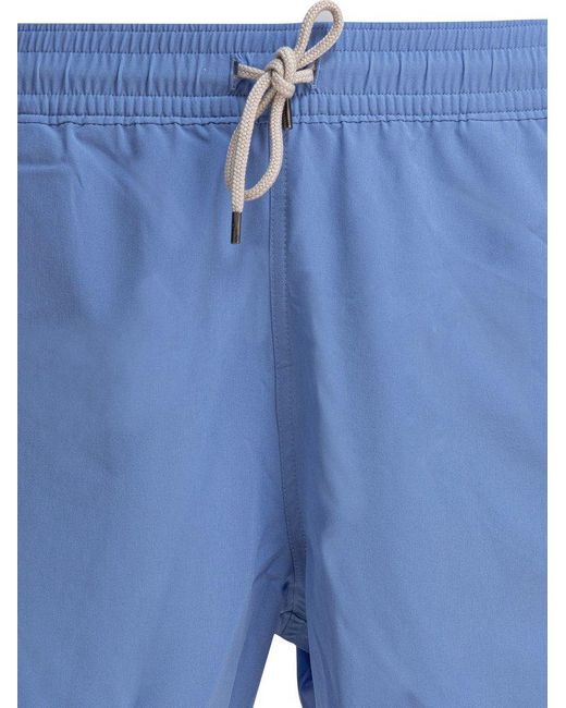 Polo Ralph Lauren Blue Slim Traveller Swimsuit for men