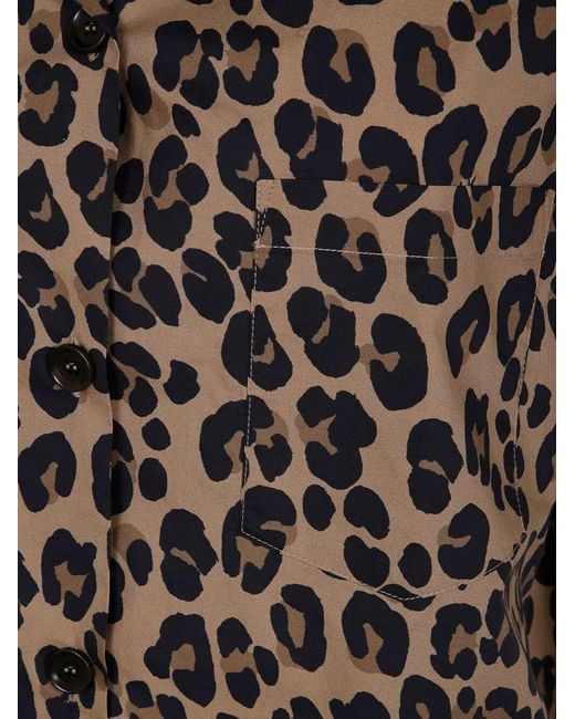 Aspesi Black Spotted Button-Up Shirt