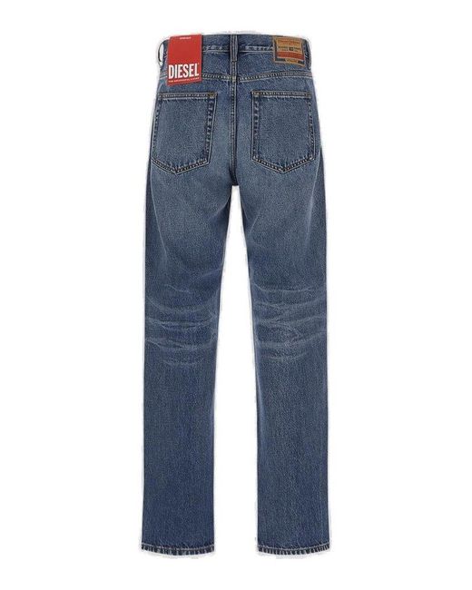 Diesel Men's 2020 D-Viker Denim Jeans - Blue - Straight Jeans