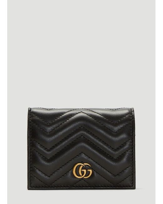 gg marmont leather card case