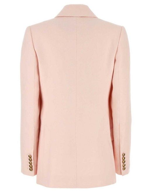 Zimmermann Pink Crush Double Breasted Jacket