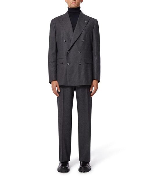 Tagliatore Blue Wool Suit for men