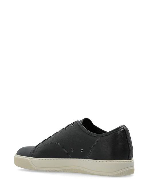 Lanvin Black Dbb1 Lace-Up Sneakers for men