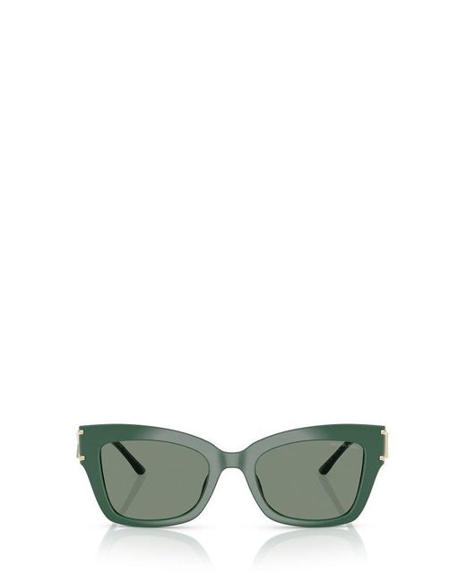 Michael Kors Green Cantabria Square Frame Sunglasses