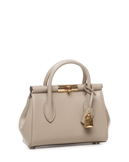 Dolce & Gabbana Natural Marlene Handbag