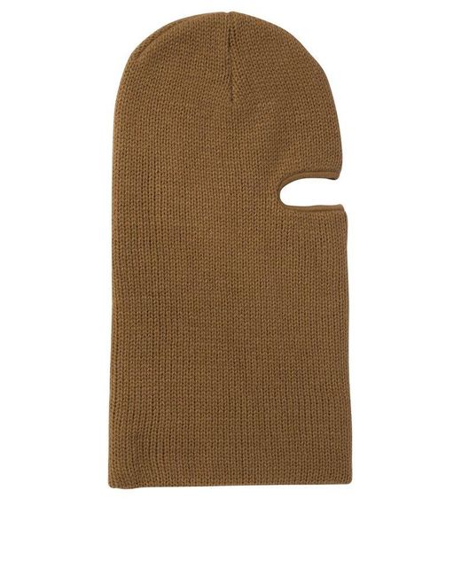 Carhartt Natural Storm Logo Patch Chunky Knit Balaclava for men