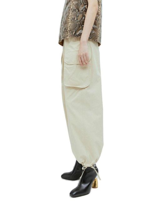 Rejina Pyo Natural Vietta High-waist Wide-leg Cargo Trousers