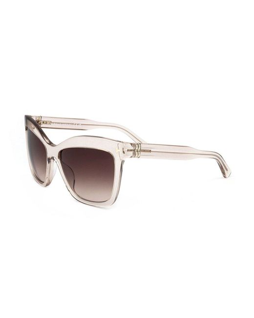Bally Pink Cat-Eye Frame Sunglasses