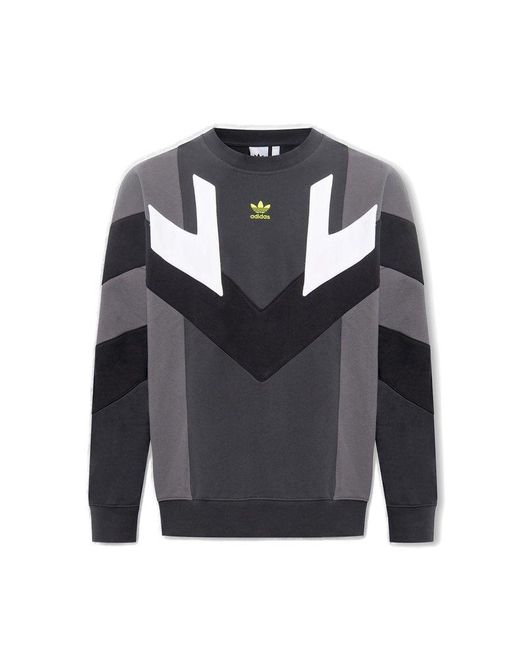 Adidas Originals Multicolor Logo-embroidered Sweatshirt, for men