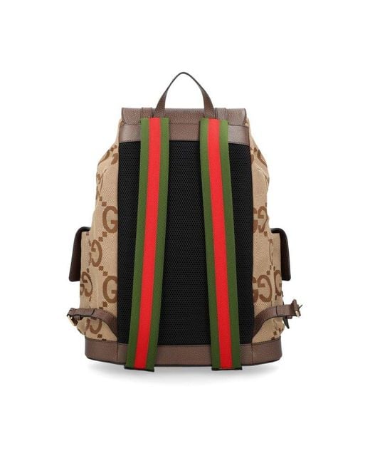 Gucci Brown Jumbo GG Backpack
