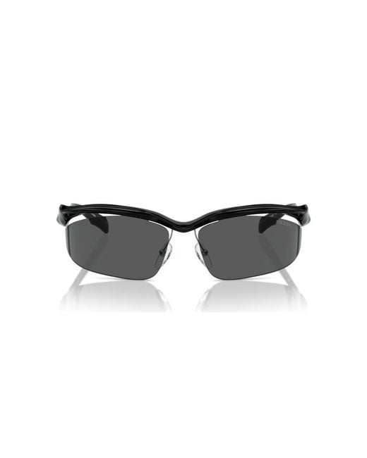 Prada Gray Cat-Eye Sunglasses