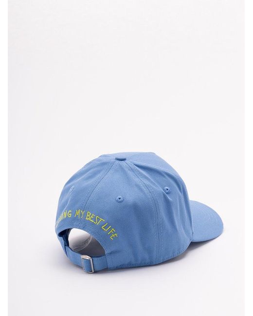 DSquared² Blue Baseball Cap for men