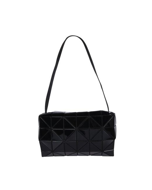 Bao Bao Issey Miyake Black Carton Geometric Panelled Small Crossbody Bag