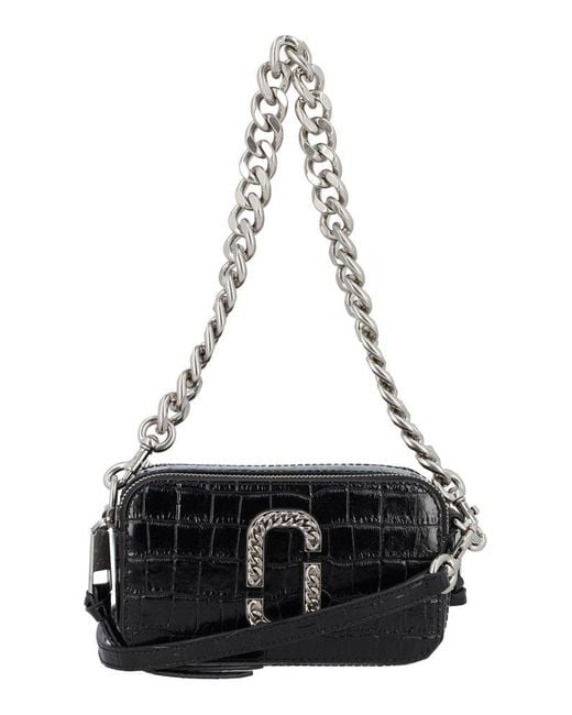 Marc Jacobs Marc Jacobs (the) The Snapshot Small Camera Bag With Chain in  Black