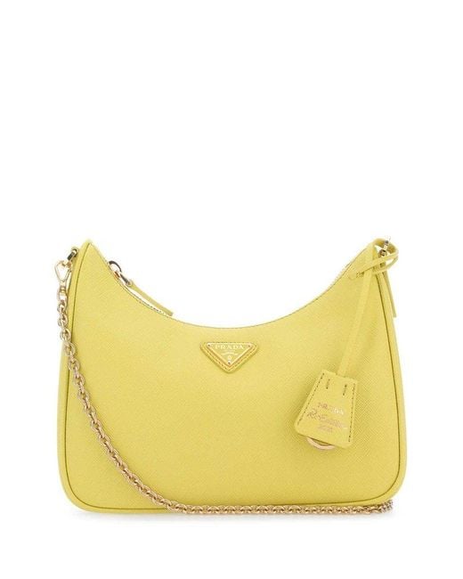 Prada Borsa in Yellow | Lyst Australia