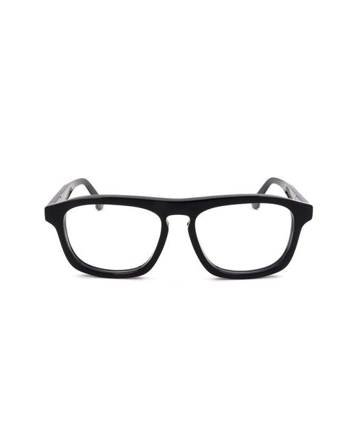Retrosuperfuture Black Numero 123 Square Frame Glasses