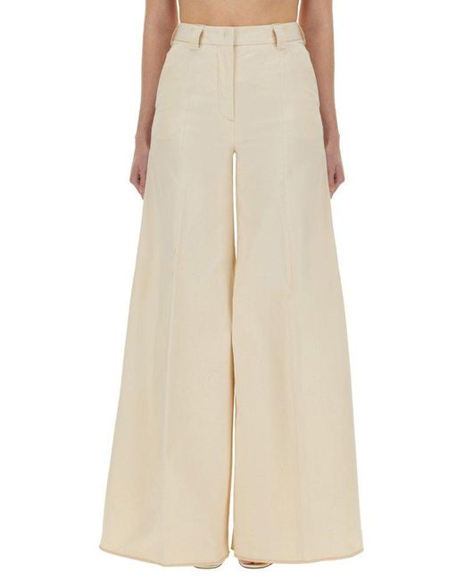 パンツ THE LATEST SS25 'Alma' pants (TLW03101T0199ABTP NATURAL) THE LATEST Alma Pants in Natural | Lyst