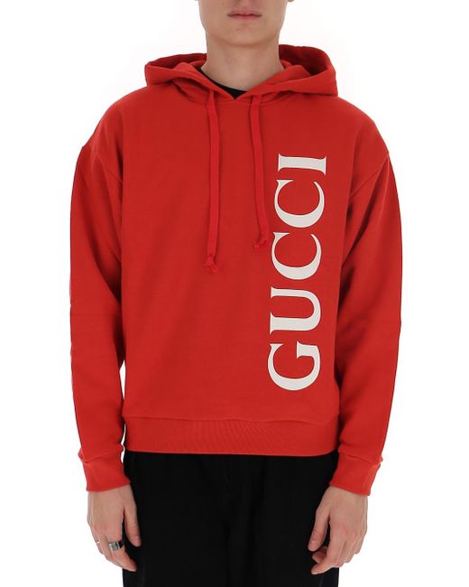 gucci all over print hoodie