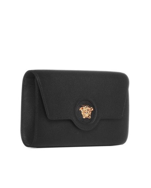 Versace Black La Medusa Crossbody Bag