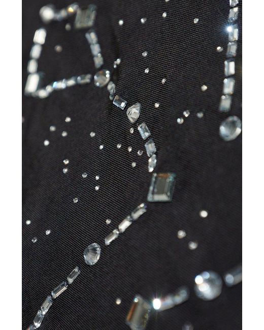 Balmain Black Shirt With Applique for men